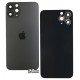 Задняя панель корпуса Apple iPhone 11 Pro, темно-серая, со стеклом камеры