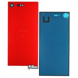 Задняя панель корпуса для Sony G8141 Xperia XZ Premium, G8142 Xperia XZ Premium Dual, красная