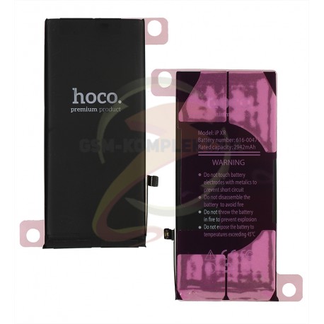 Акумулятор Hoco для Apple iPhone XR, Li-ion, 3,82 В, 2942 мАч