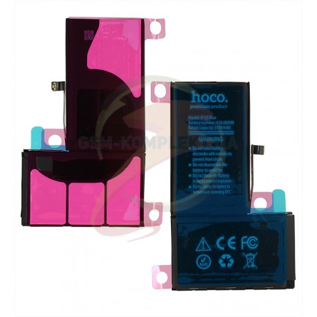 Аккумулятор Hoco для Apple iPhone XS MAX, Li-ion, 3,82 В, 3174 мАч