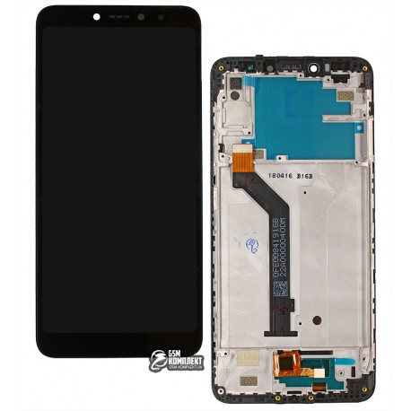 Дисплей Xiaomi Redmi S2, черный, с тачскрином, с рамкой, оригинал, service pack, (560610030033), M1803E6G, M1803E6H, M1803E6I