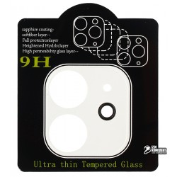 Защитное стекло для камеры iPhone 12, Full Glue, прозрачное