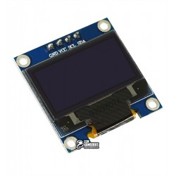 Дисплей OLED 0,96 дюйма 128X64 I2C для Arduino, білий Дисплей OLED 0,96 дюйма 128X64 I2C для Arduino, білий