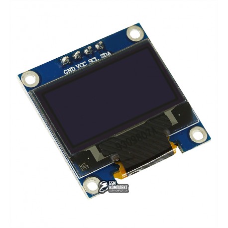 Дисплей OLED 0,96 дюйма 128X64 I2C для Arduino, білий