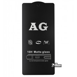 Захисне скло для Xiaomi Redmi Note 9 Pro Max, Poco X3, 2.5D, Full Glue, матове, чорне