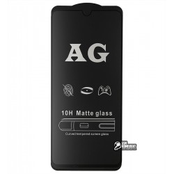 Захисне скло для Xiaomi Redmi 9A, Redmi 9C, 2.5D, Full Glue, матове, чорне