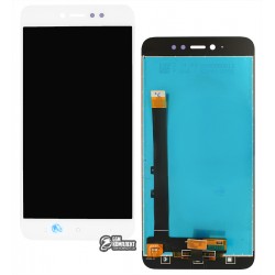 Дисплей для Xiaomi Redmi Note 5A Prime, білий, з тачскріном, High Copy, (FT6336SGQB), 3/32 Gb