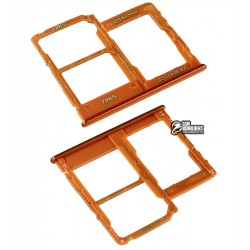 Тримач SIM-карти для Samsung A405F / DS Galaxy A40, рожевий колір