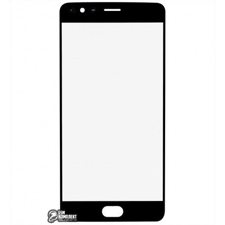 Стекло дисплея OnePlus 3 A3003, черное
