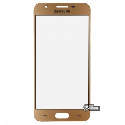 Скло дисплея Samsung G570 Galaxy On5 (2016), G570F / DS Galaxy J5 Prime, золотистий