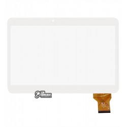 Тачскрин для китайского планшета 10.1", белый, 50 pin, с маркировкой YJ156FPC-V0, DZ TD101, для Assistant AP-115G Freedom 10.1, размер 240*162 мм