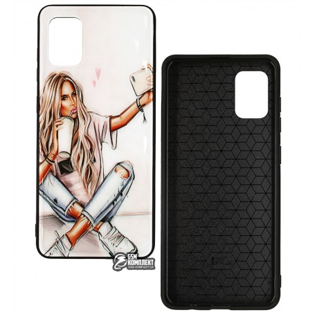 Чехол для Samsung A315 Galaxy A31 (2020), Ladies Selfie Prism, пластик-силикон Чехол для Samsung A315 Galaxy A31 (2020), Ladies Selfie Prism, пластик-силикон