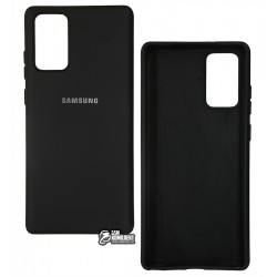 Чохол для Samsung N980 Galaxy Note 20. Full Case, софттач силікон, чорний Чохол для Samsung N980 Galaxy Note 20. Full Case, софттач силікон, чорний