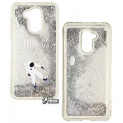 Чохол для Huawei Honor 6A, Lovely Stream, силіконовий з рідиною, акваріум, astronaut