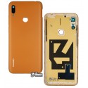 Задня панель корпусу для Huawei Y6 (2019), Y6 Prime (2019), коричнева, amber brown