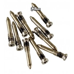 Шурупи для Apple iPhone X, iPhone XS, iPhone XS Max, iPhone XR, сріблясті, 10 шт., Зовнішні