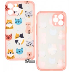 Чехол для Apple iPhone 11 Pro, WAVE Cartoon, PC-TPU (cats/peach) Чехол для Apple iPhone 11 Pro, WAVE Cartoon, PC-TPU (cats/peach)