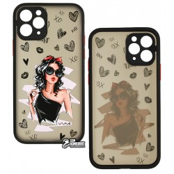 Чехол для Apple iPhone 11 Pro, WAVE Cartoon, PC-TPU (little black dress) Чехол для Apple iPhone 11 Pro, WAVE Cartoon, PC-TPU (little black dress)