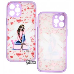 Чехол для Apple iPhone 12 Pro Max, WAVE Cartoon, PC-TPU (heart overload) Чехол для Apple iPhone 12 Pro Max, WAVE Cartoon, PC-TPU (heart overload)
