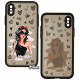 Чехол для Apple iPhone X/Xs, WAVE Cartoon, PC-TPU (little black dress)