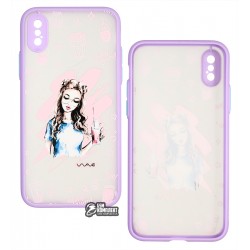 Чехол для Apple iPhone X/Xs, WAVE Cartoon, PC-TPU (girly lifestyle)