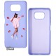 Чехол для Xiaomi Poco X3, ART Lady Like, силиконовый, фиолетовый