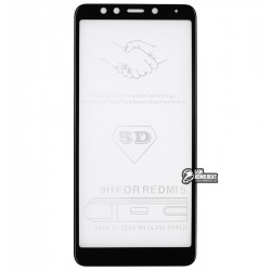 Закаленное защитное стекло для Xiaomi Redmi 5 (MDG1/MDT1/MDE1), 0,26 мм 9H, 4D, Full Glue, черное