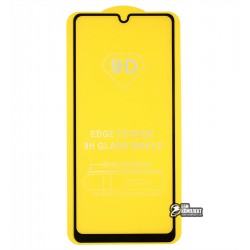 Загартоване захисне скло для Oppo A73, A91, 2.5D, Full Glue, чорне