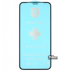 Захисне оргскло для iPhone X, iPhone 11 Pro, Polycarbone, 3D, з фаскою, чорне Захисне оргскло для iPhone X, iPhone 11 Pro, Polycarbone, 3D, з фаскою, чорне