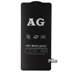 Захисне скло для Samsung A715 Galaxy A71 (2020), 2.5D, Full Glue, матове, чорне