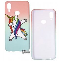 Чехол для Samsung A107 Galaxy A10s (2019), Premium Print, силиконовый, Unicorn