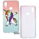 Чехол для Samsung A107 Galaxy A10s (2019), M107 Galaxy M10s (2019), Premium Print, силиконовый, Unicorn