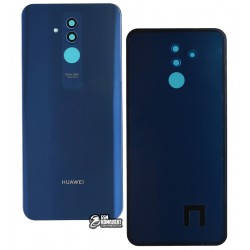 Задня кришка батареї Huawei Mate 20 lite, синя, зі склом камери