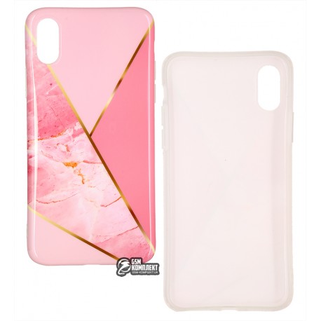 Чохол для iPhone X / Xs, IMD Mramor case, силіконовий, 12