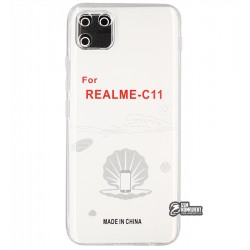 Чохол для Realme C11, KST, силіконовий, прозорий Чохол для Realme C11, KST, силіконовий, прозорий