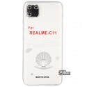 Чехол для Realme C11, KST, силиконовый, прозрачный