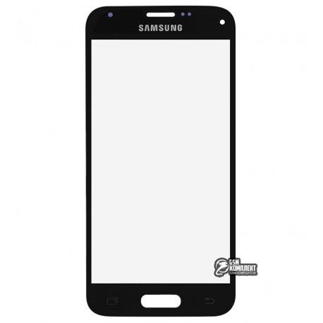 Стекло дисплея Samsung G800H Galaxy S5 mini, черное