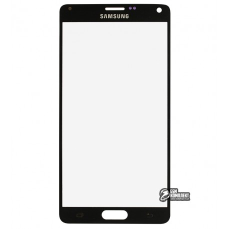 Стекло дисплея Samsung N910H Galaxy Note 4, черное