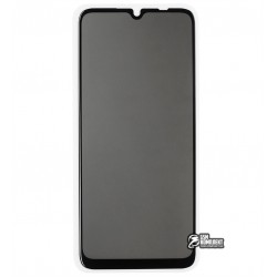 Захисне скло для Xiaomi Redmi 9A, Redmi 9C, 2.5D, Full Glue, Антишпіон, чорне