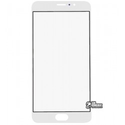 Стекло дисплея Meizu Pro 6 Plus, белое