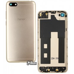 Задня панель корпусу для Huawei Y5 (2018), Y5 Prime (2018), золотистий, (лого Honor)