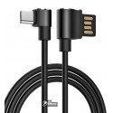 Кабель Type-C - USB, Hoco U37 Long roam charging, угловой, 1,2м, до 2,4А, силиконовый