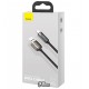 Кабель Type-C - USB, Baseus Display Fast Charging Data Cable, 5A, 1 метр, черный