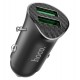 Автомобильное зарядное устройство Hoco Z39 Farsighted dual port QC3.0 Car charger set (Lightning)