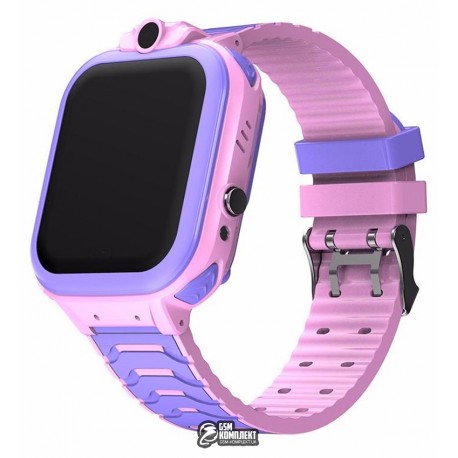 Дитячий Smart годинник Baby Watch T16 з GPS трекером, waterproof pink