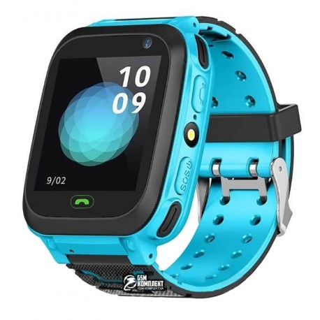 Детские Smart часы Baby Watch F3 с GPS трекером, голубые