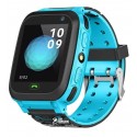 Детские Smart часы Baby Watch F3 с GPS трекером, голубые