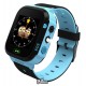 Детские Smart часы Baby Watch F1 с GPS трекером, синие
