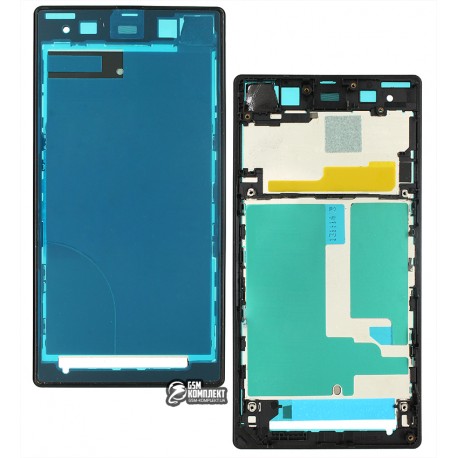 Рамка кріплення дисплея для Sony C6902 L39h Xperia Z1, C6903 Xperia Z1, C6906 Xperia Z1, C6943 Xperia Z1, чорний колір