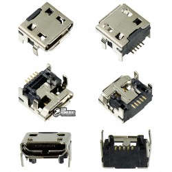 Коннектор зарядки, 5 pin, micro USB тип-B, тип17